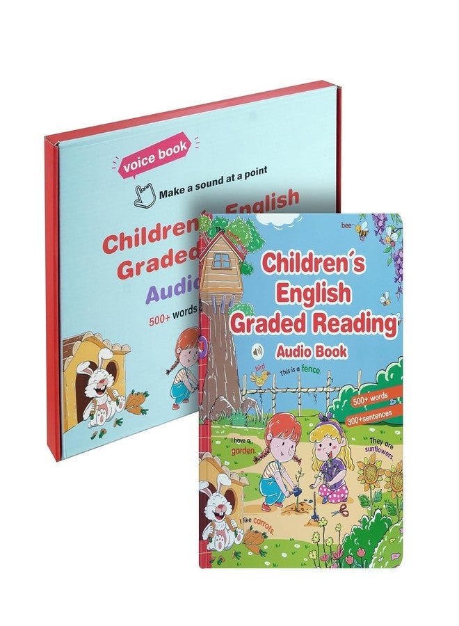 DHARMISHO Children’s English Graded Reading Interactive Audio Book | 500+ Words & 300+ Sentences | Touch & Listen Voice Book with Fun for Kids Ages 3+ | Learn English with Sound - Image 1